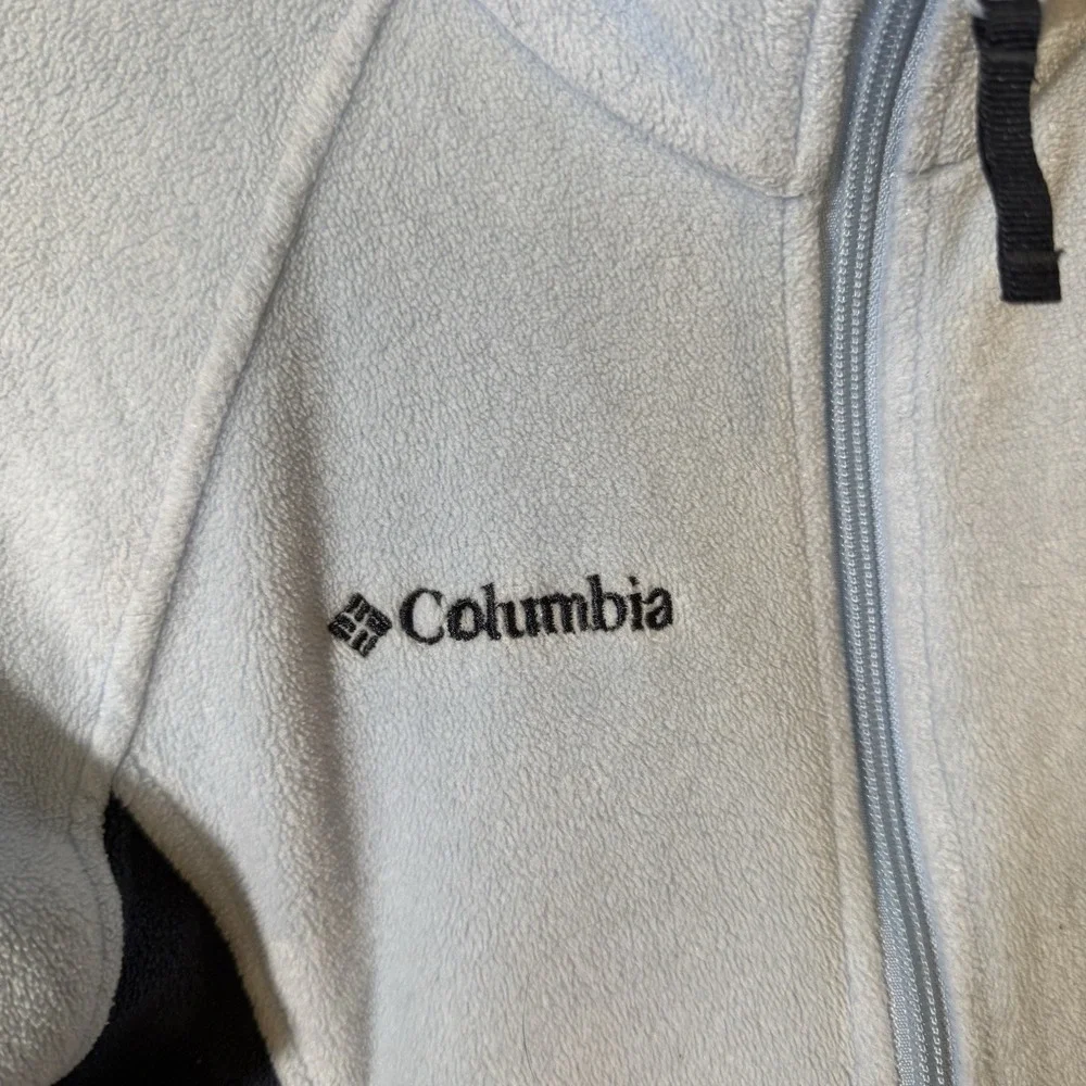 Columbia Youth Fleece Zip Jacket Blue‎ Navy Size 7/8